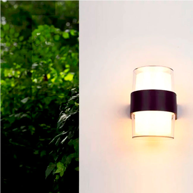 LÁMPARA DE EXTERIOR CAROLINA LED BLACK 10W LUZ CÁLIDA