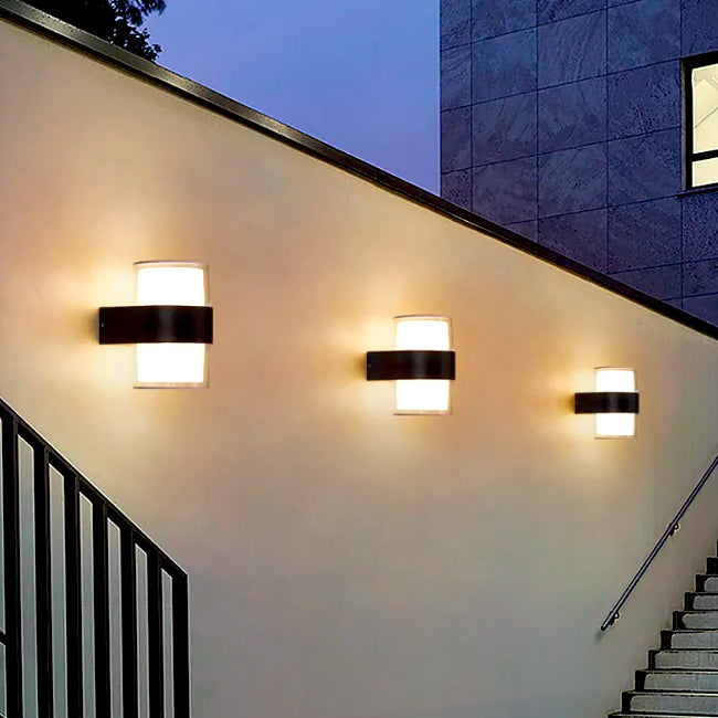 LÁMPARA DE EXTERIOR CAROLINA LED BLACK 10W LUZ CÁLIDA