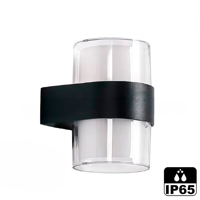 LÁMPARA DE EXTERIOR CAROLINA LED BLACK 10W LUZ CÁLIDA