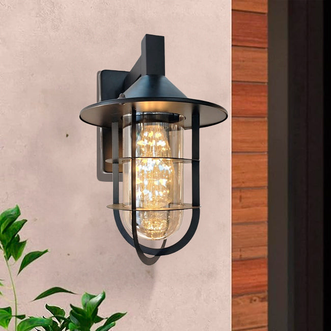 LÁMPARA DE EXTERIOR MURANO BLACK LED 12W LUZ CÁLIDA - SIN FOCO