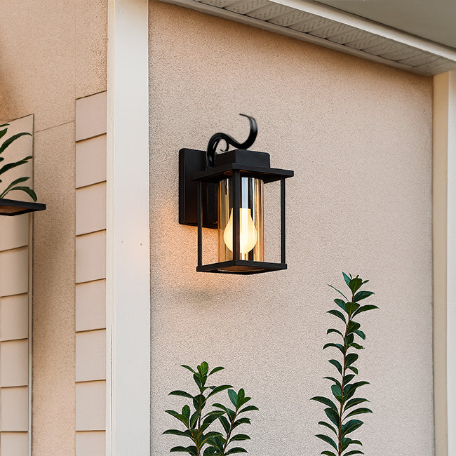LÁMPARA DE EXTERIOR LISBOA BLACK LED 12W LUZ CÁLIDA - SIN FOCO