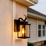 LÁMPARA DE EXTERIOR LISBOA BLACK LED 12W LUZ CÁLIDA - SIN FOCO