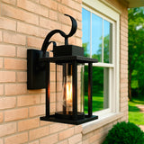 LÁMPARA DE EXTERIOR LISBOA BLACK LED 12W LUZ CÁLIDA - SIN FOCO