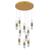 LÁMPARA COLGANTE PREMIUM BAHAMAS GOLD LED + CONTROL REMOTO