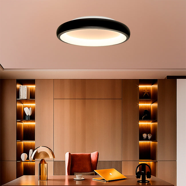 LÁMPARA DE TECHO VERENISE LED BLACK 45W + CONTROL REMOTO