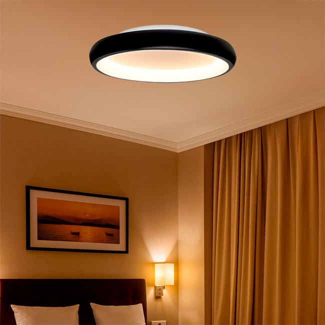 LÁMPARA DE TECHO VERENISE LED BLACK 45W + CONTROL REMOTO