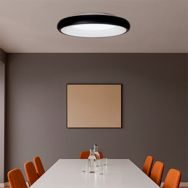 LÁMPARA DE TECHO VERENISE LED BLACK 45W + CONTROL REMOTO