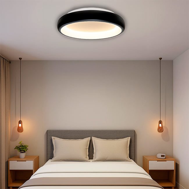 LÁMPARA DE TECHO VERENISE LED BLACK 45W + CONTROL REMOTO