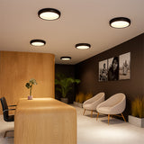 LÁMPARA DE TECHO VERENISE LED BLACK 45W + CONTROL REMOTO