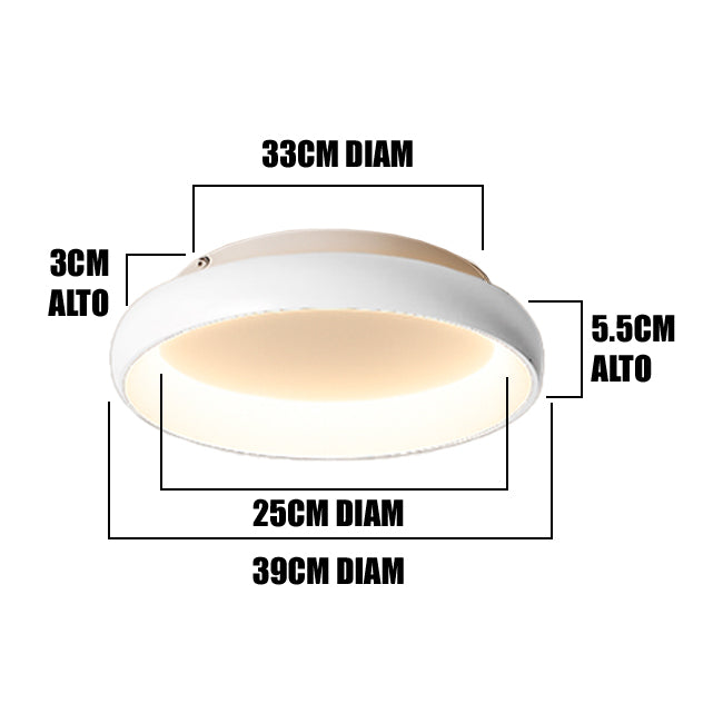 LÁMPARA DE TECHO VERENISE LED WHITE 45W + CONTROL REMOTO