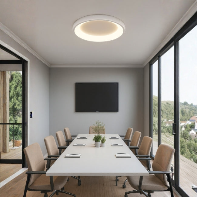 LÁMPARA DE TECHO VERENISE LED WHITE 45W + CONTROL REMOTO