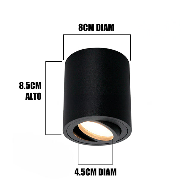 618R-80BK SPOT TACHITO ADOSABLE BLACK