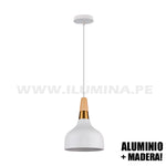 LÁMPARA COLGANTE CATALINA WHITE + WOOD