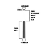 LÁMPARA COLGANTE SUPER SLIM LED HIBBA 7W TRICOLOR