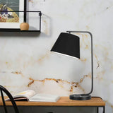 LÁMPARA DE MESA ALESSIA BLACK LED - SIN FOCO