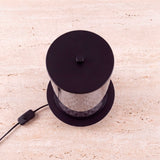 LÁMPARA DE MESA LED ONIX BLACK LUZ CÁLIDA