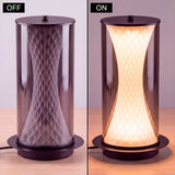 LÁMPARA DE MESA LED ONIX BLACK LUZ CÁLIDA