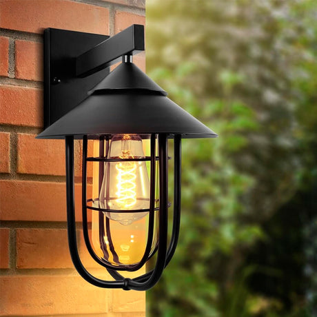 LÁMPARA DE EXTERIOR ROSARIO BLACK LED 4W LUZ CÁLIDA -SIN FOCO