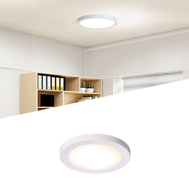 PANEL LED SIMPLE CIRCULAR 6W ADOSABLE LUZ BLANCA 6500K