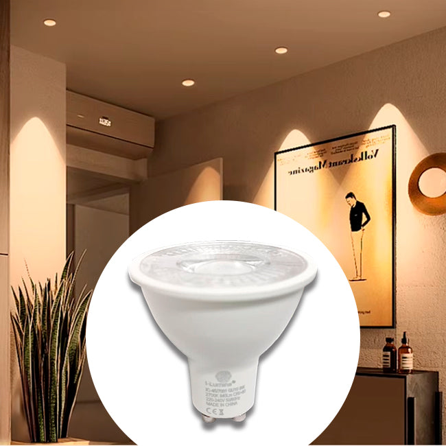 DICROICO LED 8W LUZ CÁLIDA GU10 I-LUMINA