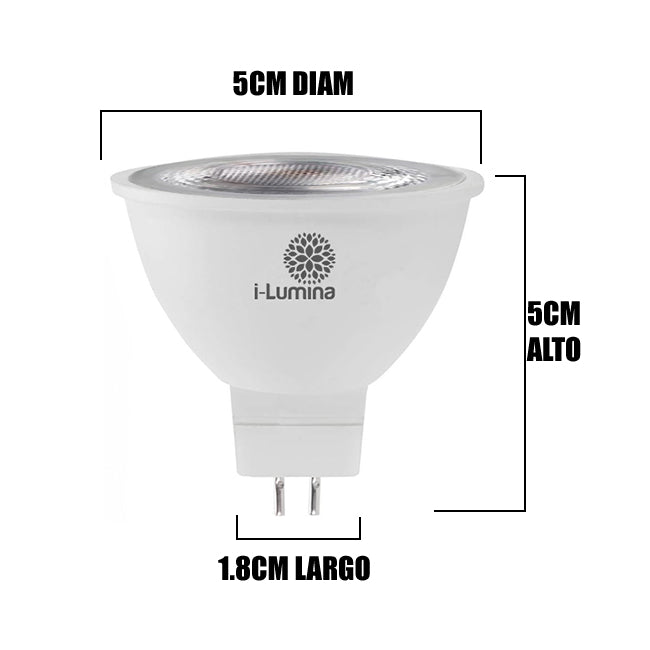 DICROICO LED 8W GU5.3 ILUMINA 6500K LUZ BLANCA