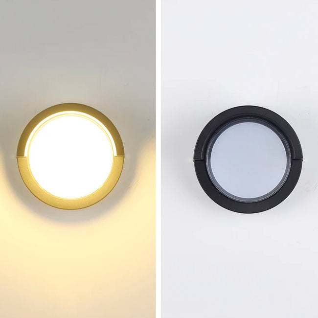 LÁMPARA DE EXTERIOR LED LUNA BLACK 12W LUZ CÁLIDA