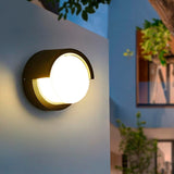 LÁMPARA DE EXTERIOR LED LUNA BLACK 12W LUZ CÁLIDA