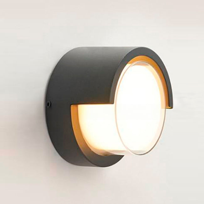 LÁMPARA DE EXTERIOR LED LUNA BLACK 12W LUZ CÁLIDA