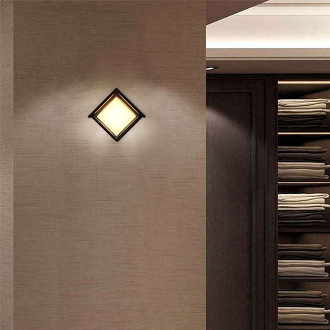 LÁMPARA DE EXTERIOR LED MEGAN BLACK 12W