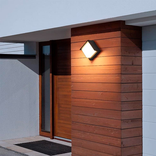 LÁMPARA DE EXTERIOR LED MEGAN BLACK 12W