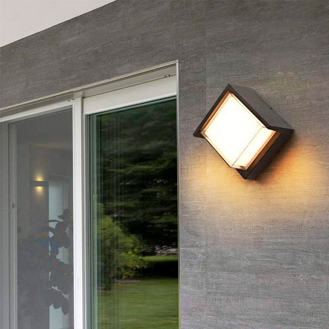 LÁMPARA DE EXTERIOR LED MEGAN BLACK 12W