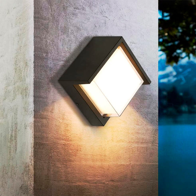 LÁMPARA DE EXTERIOR LED MEGAN BLACK 12W