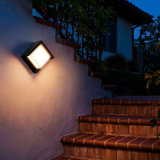 LÁMPARA DE EXTERIOR LED MEGAN BLACK 12W