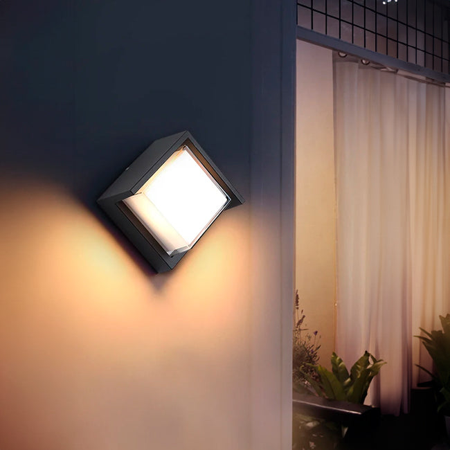 LÁMPARA DE EXTERIOR LED MEGAN BLACK 12W
