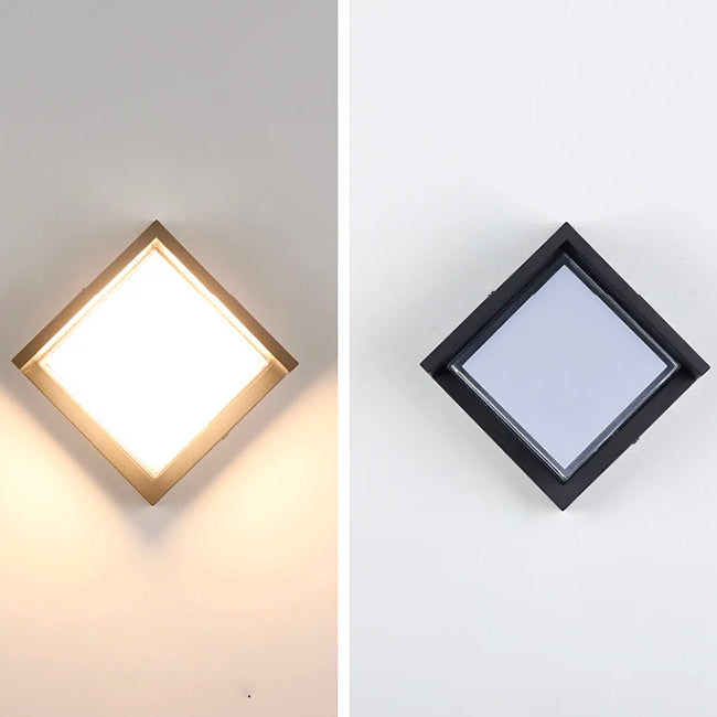 LÁMPARA DE EXTERIOR LED MEGAN BLACK 12W