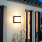 LÁMPARA DE EXTERIOR FRANCESCA BLACK LED 12W LUZ CÁLIDA