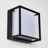 LÁMPARA DE EXTERIOR FRANCESCA BLACK LED 12W LUZ CÁLIDA