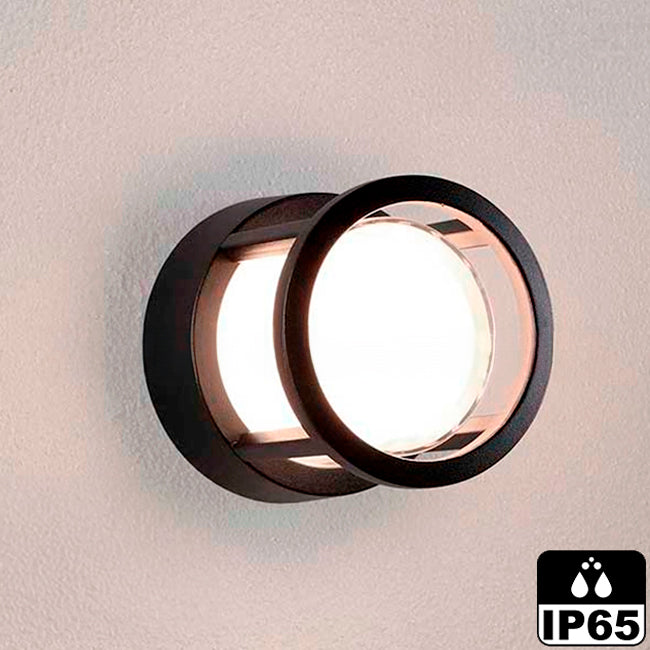 LÁMPARA DE EXTERIOR LED MARIETA BLACK 12W LUZ CÁLIDA