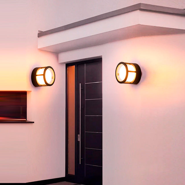 LÁMPARA DE EXTERIOR LED MARIETA BLACK 12W LUZ CÁLIDA