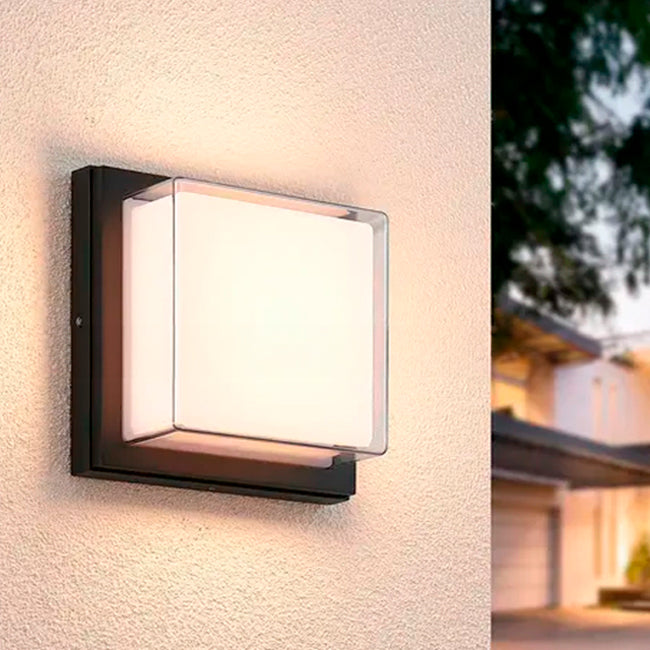 LÁMPARA DE EXTERIOR LED NOELIA BLACK LED LUZ CÁLIDA