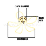 LÁMPARA DE TECHO GIULIA + CONTROL REMOTO LED