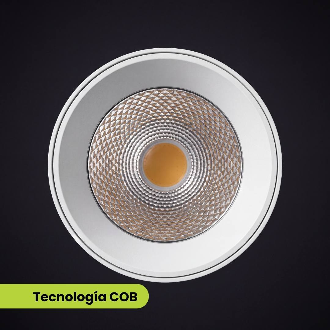 SPOT LED 220V PARA RIEL TRIXY WHITE 20W CCT 03 TONOS TRICOLOR DIRIGIBLE - RIEL NO INCLUIDO