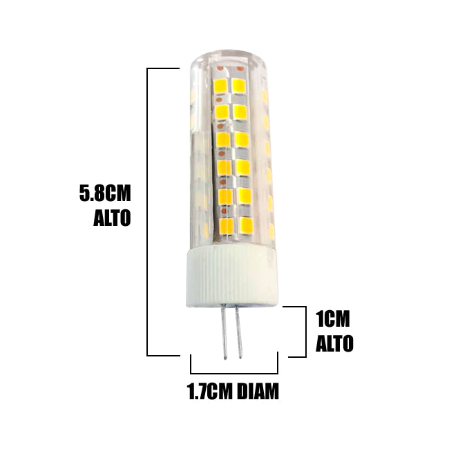 FOCO LED SMD 7W G4 ECOLAMPS LUZ CÁLIDA