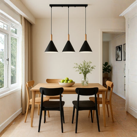 LÁMPARA COLGANTE CAMPANA DE ALUMINIO MILUSKA + FOCO LED 12W LUZ CÁLIDA