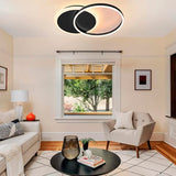 LÁMPARA DE TECHO MADRID BLACK LED 45W + CONTROL REMOTO