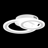 LÁMPARA DE TECHO LED PALMIRA 59W + CONTROL REMOTO