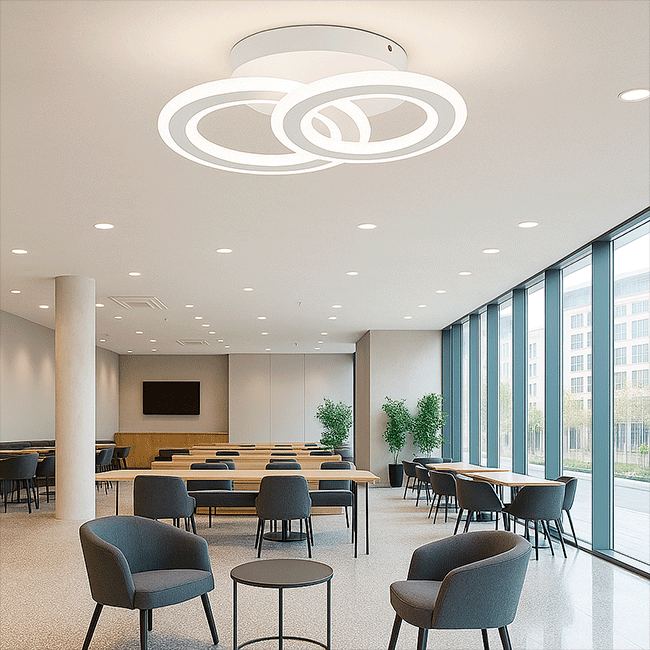 LÁMPARA DE TECHO LED PALMIRA 59W + CONTROL REMOTO