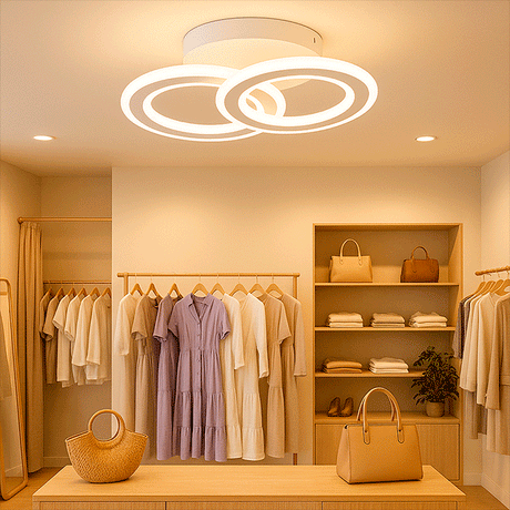 LÁMPARA DE TECHO LED PALMIRA 59W + CONTROL REMOTO