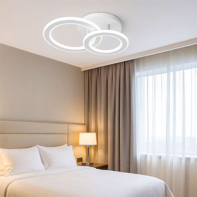 LÁMPARA DE TECHO LED PALMIRA 59W + CONTROL REMOTO