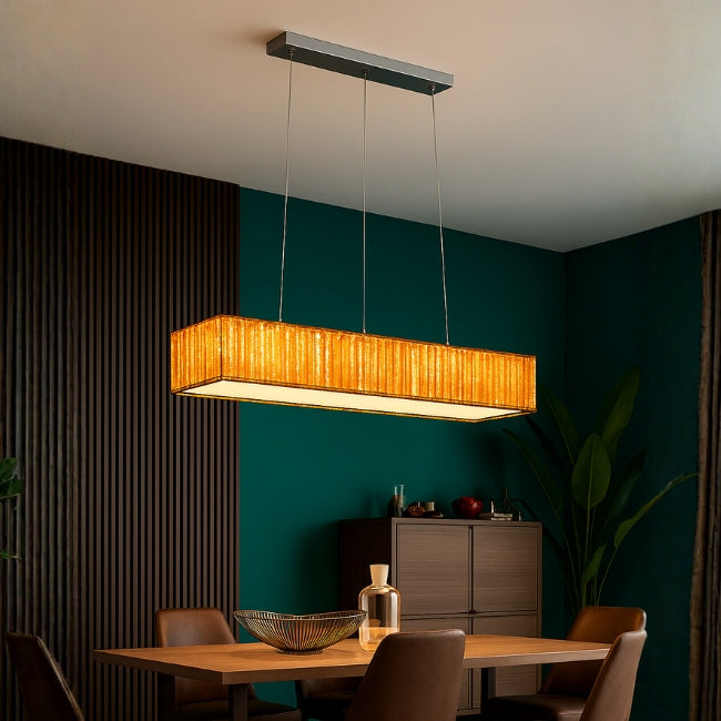 LÁMPARA COLGANTE LED KRYSTAL IREM + CONTROL REMOTO